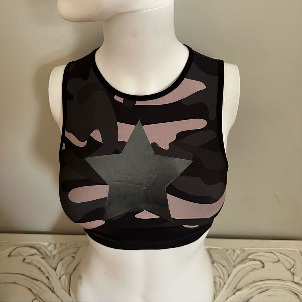 Ultracor Level Knockout Cropped Tank Camo XS - Picture 3 of 7